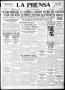 Thumbnail image of item number 1 in: 'La Prensa (San Antonio, Tex.), Vol. 6, No. 1596, Ed. 1 Monday, June 23, 1919'.