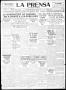 Thumbnail image of item number 1 in: 'La Prensa (San Antonio, Tex.), Vol. 7, No. 1861, Ed. 1 Wednesday, May 5, 1920'.