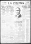 Thumbnail image of item number 1 in: 'La Prensa (San Antonio, Tex.), Vol. 7, No. 1835, Ed. 1 Thursday, February 19, 1920'.