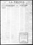 Thumbnail image of item number 3 in: 'La Prensa (San Antonio, Tex.), Vol. 10, No. 146, Ed. 1 Sunday, July 9, 1922'.