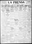 Thumbnail image of item number 1 in: 'La Prensa (San Antonio, Tex.), Vol. 7, No. 2,028, Ed. 1 Monday, October 25, 1920'.