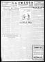Thumbnail image of item number 3 in: 'La Prensa (San Antonio, Tex.), Vol. 10, No. 178, Ed. 1 Saturday, August 12, 1922'.