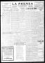 Thumbnail image of item number 3 in: 'La Prensa (San Antonio, Tex.), Vol. 10, No. 268, Ed. 1 Friday, November 10, 1922'.