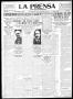 Thumbnail image of item number 1 in: 'La Prensa (San Antonio, Tex.), Vol. 8, No. 2,408, Ed. 1 Tuesday, November 15, 1921'.