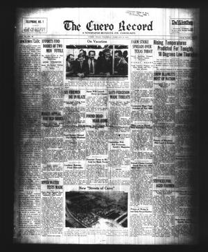 Primary view of object titled 'The Cuero Record (Cuero, Tex.), Vol. 39, No. 35, Ed. 1 Thursday, February 9, 1933'.