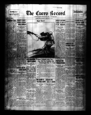 Primary view of object titled 'The Cuero Record (Cuero, Tex.), Vol. 38, No. 38, Ed. 1 Monday, February 15, 1932'.
