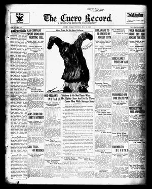 Primary view of object titled 'The Cuero Record. (Cuero, Tex.), Vol. 41, No. 177, Ed. 1 Tuesday, July 30, 1935'.