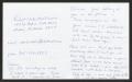 Letter: [Letter from Robert Wade MacElwain to Sharron Davis, n.d.]
