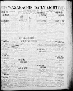 Primary view of object titled 'Waxahachie Daily Light (Waxahachie, Tex.), Vol. 22, No. 6, Ed. 1 Wednesday, April 1, 1914'.