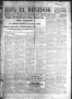 Newspaper: El Regidor (San Antonio, Tex.), Vol. 22, No. 1041, Ed. 1 Thursday, De…