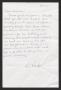 Letter: [Letter from Kim to Sharron Davis, March 22, 2010]