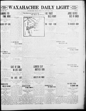 Primary view of object titled 'Waxahachie Daily Light (Waxahachie, Tex.), Vol. 21, No. 259, Ed. 1 Wednesday, January 21, 1914'.