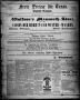 Thumbnail image of item number 1 in: 'Freie Presse für Texas. (San Antonio, Tex.), Vol. 21, No. 1015, Ed. 1 Monday, September 21, 1885'.