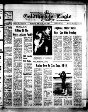 Primary view of object titled 'The Goldthwaite Eagle (Goldthwaite, Tex.), Vol. 82, No. 23, Ed. 1 Thursday, September 11, 1975'.