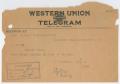 Primary view of [Telegram from T. F. Ragsdale to W. J. Bryan, August 21, 1913]