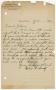 Letter: [Letter from Honorable W. J. Bryan, August 21, 1912]