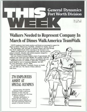 Primary view of object titled 'GDFW This Week, Volume 3, Number 15, April 14, 1989'.