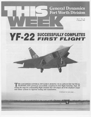 Primary view of object titled 'GDFW This Week, Volume 5, Number 40, October 5, 1990'.