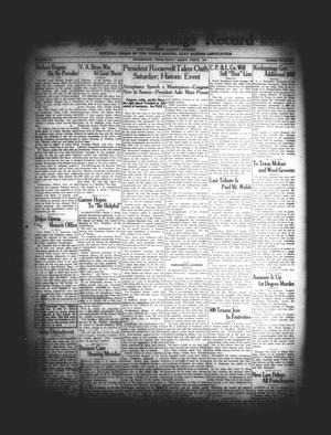 Primary view of object titled 'The Rocksprings Record and Edwards County Leader (Rocksprings, Tex.), Vol. 15, No. 14, Ed. 1 Friday, March 10, 1933'.