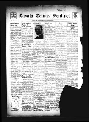 Primary view of object titled 'Zavala County Sentinel (Crystal City, Tex.), Vol. 31, No. 22, Ed. 1 Friday, September 25, 1942'.