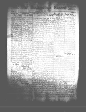 Primary view of object titled 'The Rocksprings Record and Edwards County Leader (Rocksprings, Tex.), Vol. 16, No. 6, Ed. 1 Friday, January 12, 1934'.