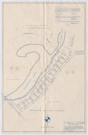 Primary view of object titled '[Horseshoe Lake Subdivision Section No. 1, April 20, 1953]'.