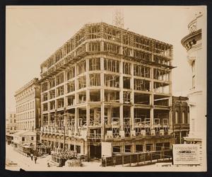 Primary view of object titled '[Photograph of United States National Bank Building Construction, #13]'.