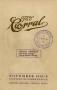 Journal/Magazine/Newsletter: The Corral, November, 1911