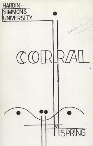 Primary view of object titled 'The Corral, Volume [8], Number 2, Spring, 1959'.