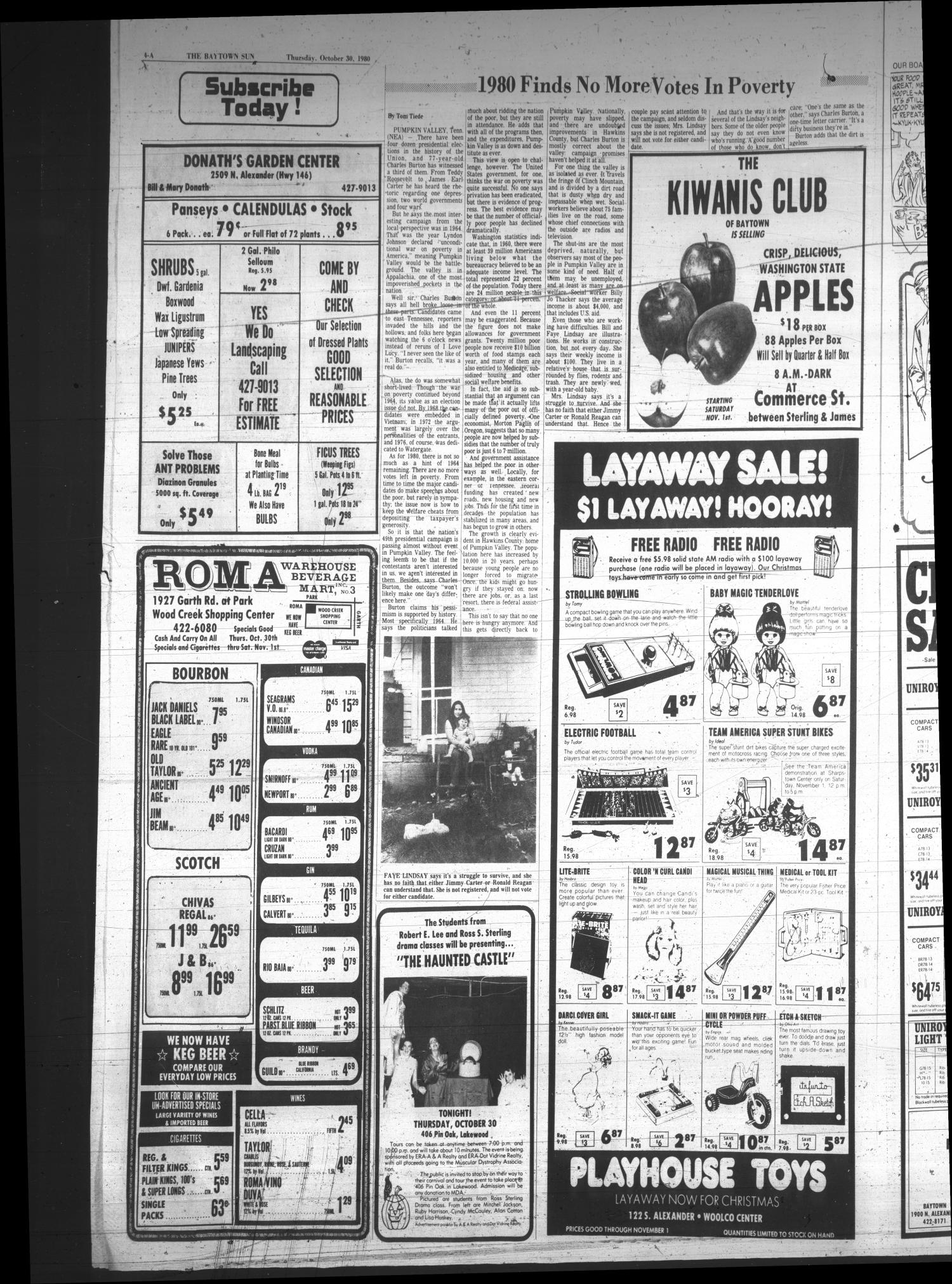 The Baytown Sun (Baytown, Tex.), Vol. 58, No. 331, Ed. 1 Thursday, October 30, 1980
                                                
                                                    [Sequence #]: 4 of 64
                                                
