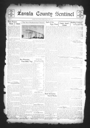Primary view of object titled 'Zavala County Sentinel (Crystal City, Tex.), Vol. 27, No. 3, Ed. 1 Friday, June 3, 1938'.