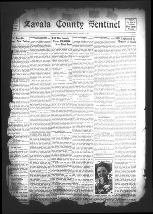 Primary view of object titled 'Zavala County Sentinel (Crystal City, Tex.), Vol. 22, No. 12, Ed. 1 Friday, August 11, 1933'.