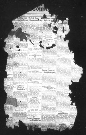 Primary view of object titled 'Zavala County Sentinel (Crystal City, Tex.), Vol. [25], No. [29], Ed. 1 Friday, December 4, 1936'.