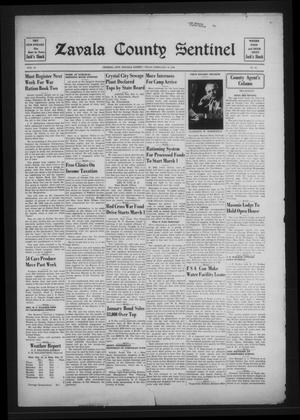Primary view of object titled 'Zavala County Sentinel (Crystal City, Tex.), Vol. 31, No. 43, Ed. 1 Friday, February 19, 1943'.