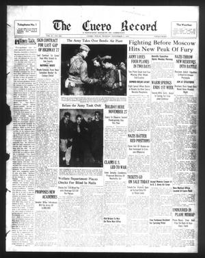Primary view of object titled 'The Cuero Record (Cuero, Tex.), Vol. 47, No. 250, Ed. 1 Monday, November 3, 1941'.