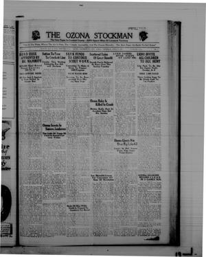 Primary view of object titled 'The Ozona Stockman (Ozona, Tex.), Vol. 17, No. 1, Ed. 1 Thursday, April 17, 1930'.