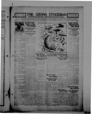 Primary view of object titled 'The Ozona Stockman (Ozona, Tex.), Vol. 16, No. 19, Ed. 1 Thursday, August 22, 1929'.