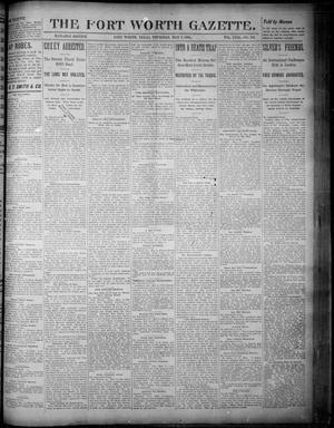 Primary view of object titled 'Fort Worth Gazette. (Fort Worth, Tex.), Vol. 18, No. 161, Ed. 1, Thursday, May 3, 1894'.