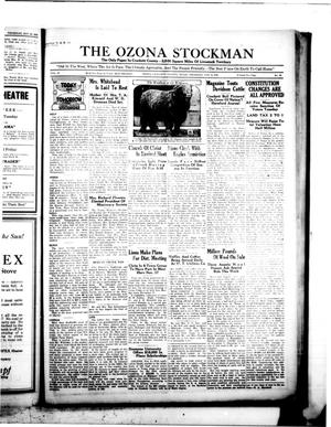 Primary view of object titled 'The Ozona Stockman (Ozona, Tex.), Vol. 17, No. 30, Ed. 1 Thursday, November 6, 1930'.