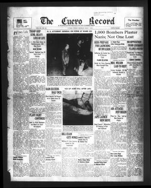 Primary view of object titled 'The Cuero Record (Cuero, Tex.), Vol. 50, No. 93, Ed. 1 Monday, May 1, 1944'.