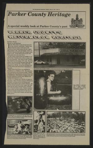 Primary view of object titled 'The Weatherford Democrat (Weatherford, Tex.), Ed. 1 Sunday, April 23, 1995'.