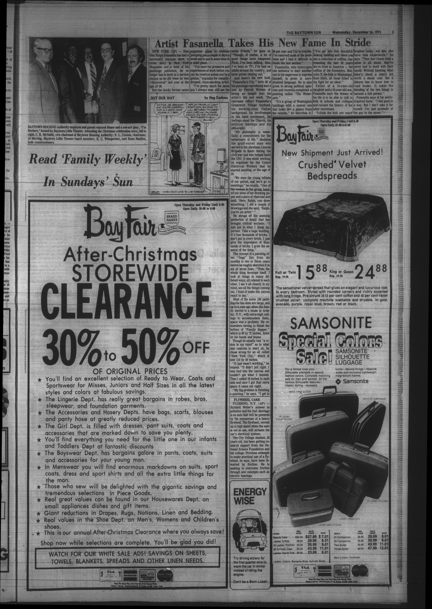 The Baytown Sun (Baytown, Tex.), Vol. 52, No. 64, Ed. 1 Wednesday, December 26, 1973
                                                
                                                    [Sequence #]: 3 of 36
                                                