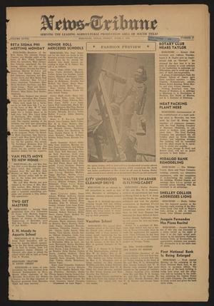 Primary view of object titled 'News-Tribune (Mercedes, Tex.), Vol. 28, No. 27, Ed. 1 Friday, June 6, 1941'.