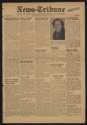 Primary view of object titled 'News-Tribune (Mercedes, Tex.), Vol. 28, No. 22, Ed. 1 Thursday, July 3, 1941'.