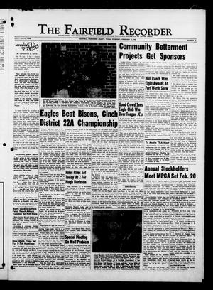 Primary view of object titled 'The Fairfield Recorder (Fairfield, Tex.), Vol. 89, No. 22, Ed. 1 Thursday, February 11, 1965'.