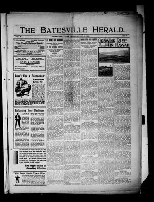 Primary view of object titled 'The Batesville Herald. (Batesville, Tex.), Vol. 9, No. 34, Ed. 1 Thursday, September 2, 1909'.