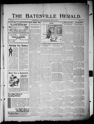 Primary view of object titled 'The Batesville Herald. (Batesville, Tex.), Vol. 11, No. 19, Ed. 1 Thursday, May 25, 1911'.