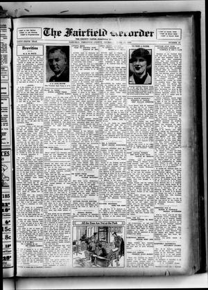 Primary view of object titled 'The Fairfield Recorder (Fairfield, Tex.), Vol. 59, No. 31, Ed. 1 Thursday, April 25, 1935'.