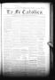 Newspaper: La Fé Católica (San Antonio, Tex.), Vol. 2, No. 75, Ed. 1 Saturday, J…