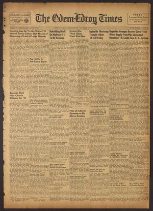 Primary view of The Odem-Edroy Times (Odem, Tex.), Vol. 4, No. 16, Ed. 1 Wednesday, October 10, 1951